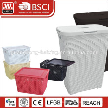 plastic home storage/gift/fruit wicker basket